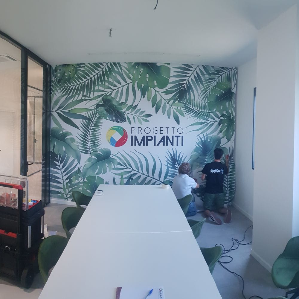 Pellicole adesive per pareti tramite wall design personalizzato a Brescia